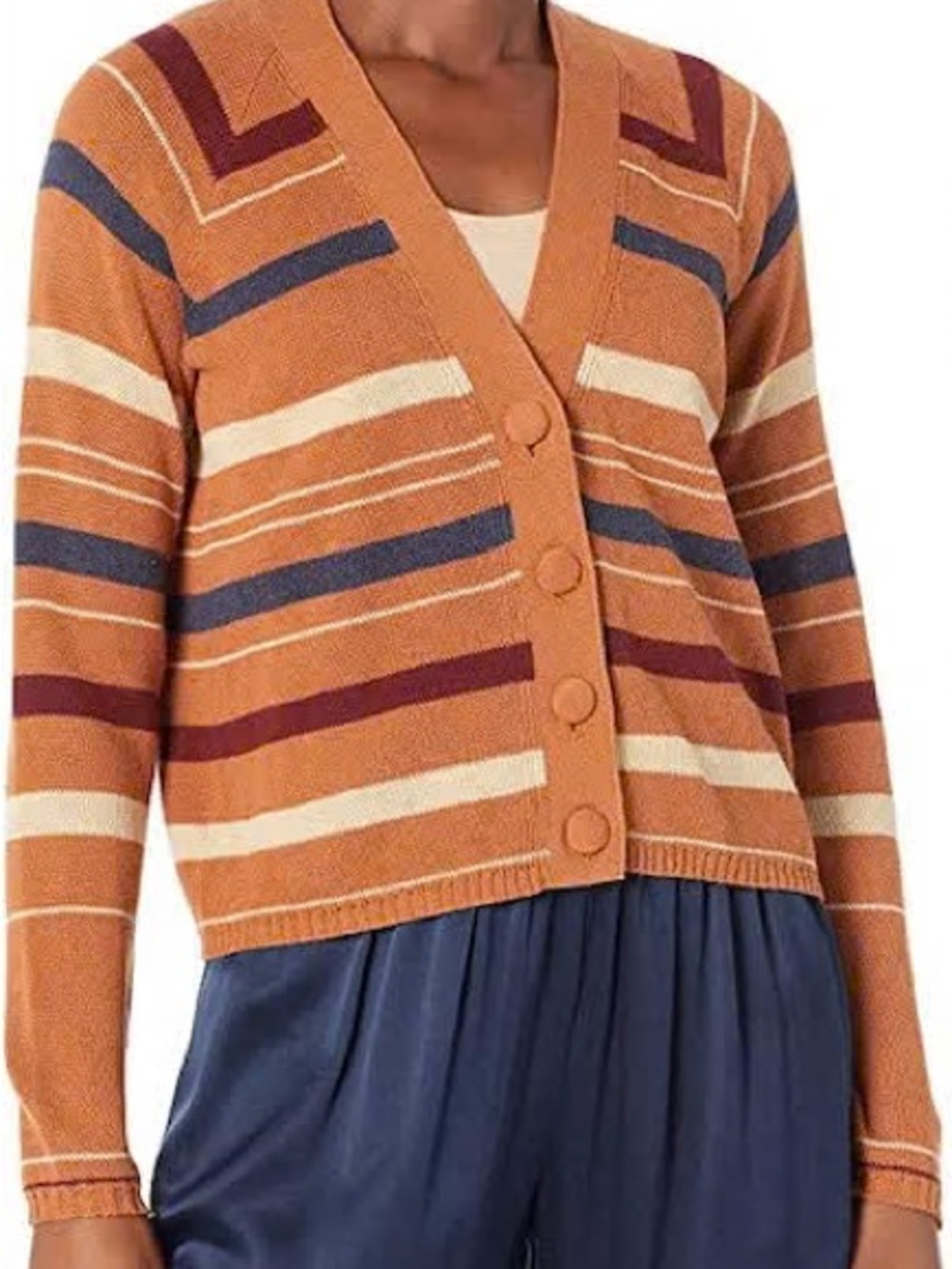 Pendleton Striped Grandpa Cardigan☕️ - Picture 3 of 9